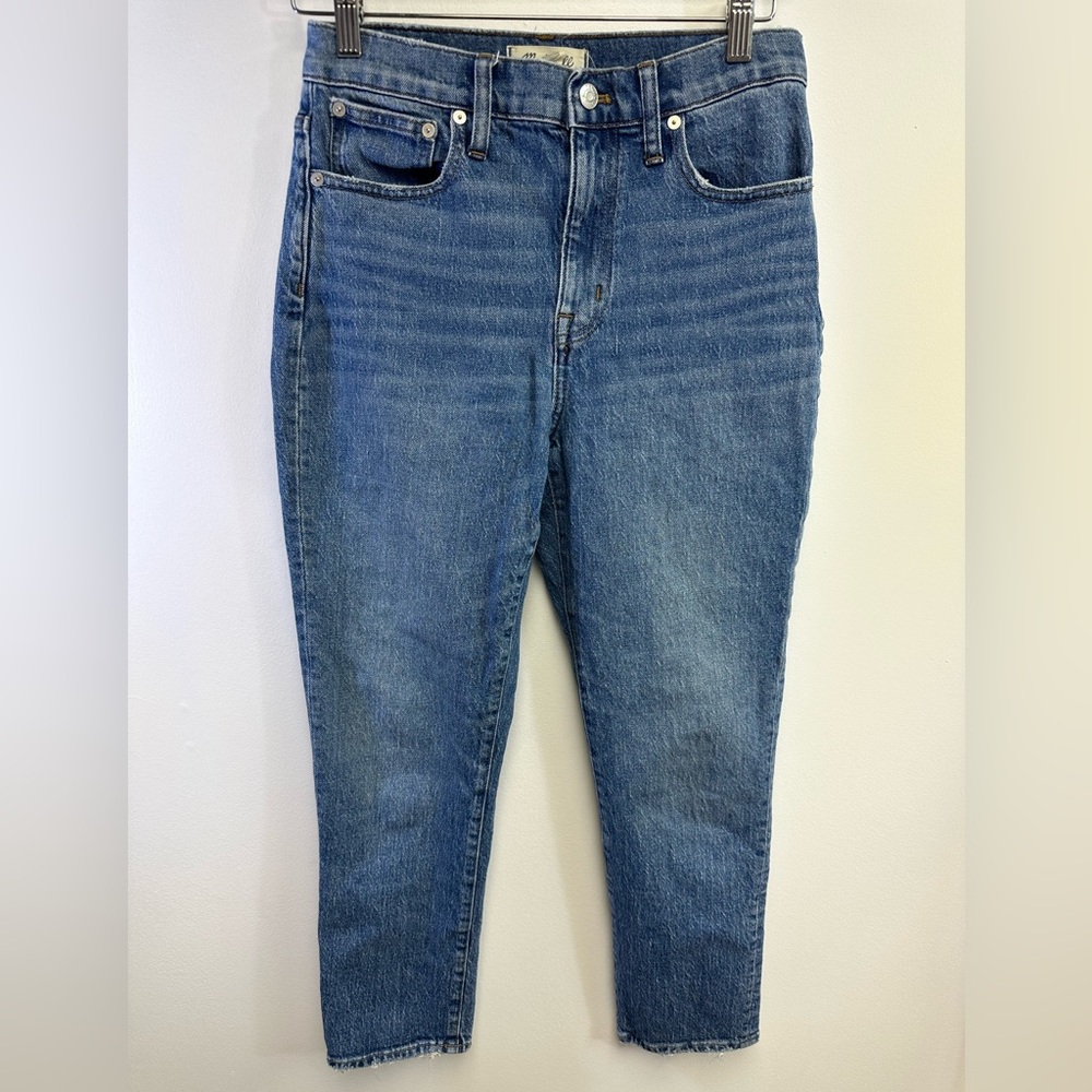 MADEWELL Do Well The High-Rise Slim Boyjean in Lavern Wash Size 26